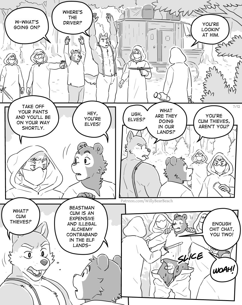 Willy the Alchemist in Carriage Caper page 7 full