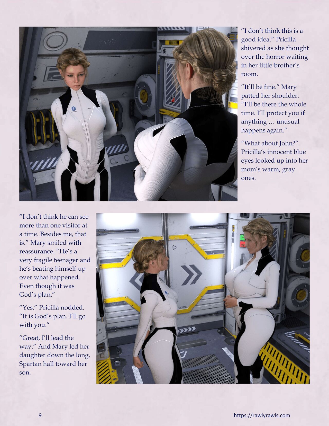 Mothership Wilderness Chapter 3: Rawly Rawls Fiction page 9 full