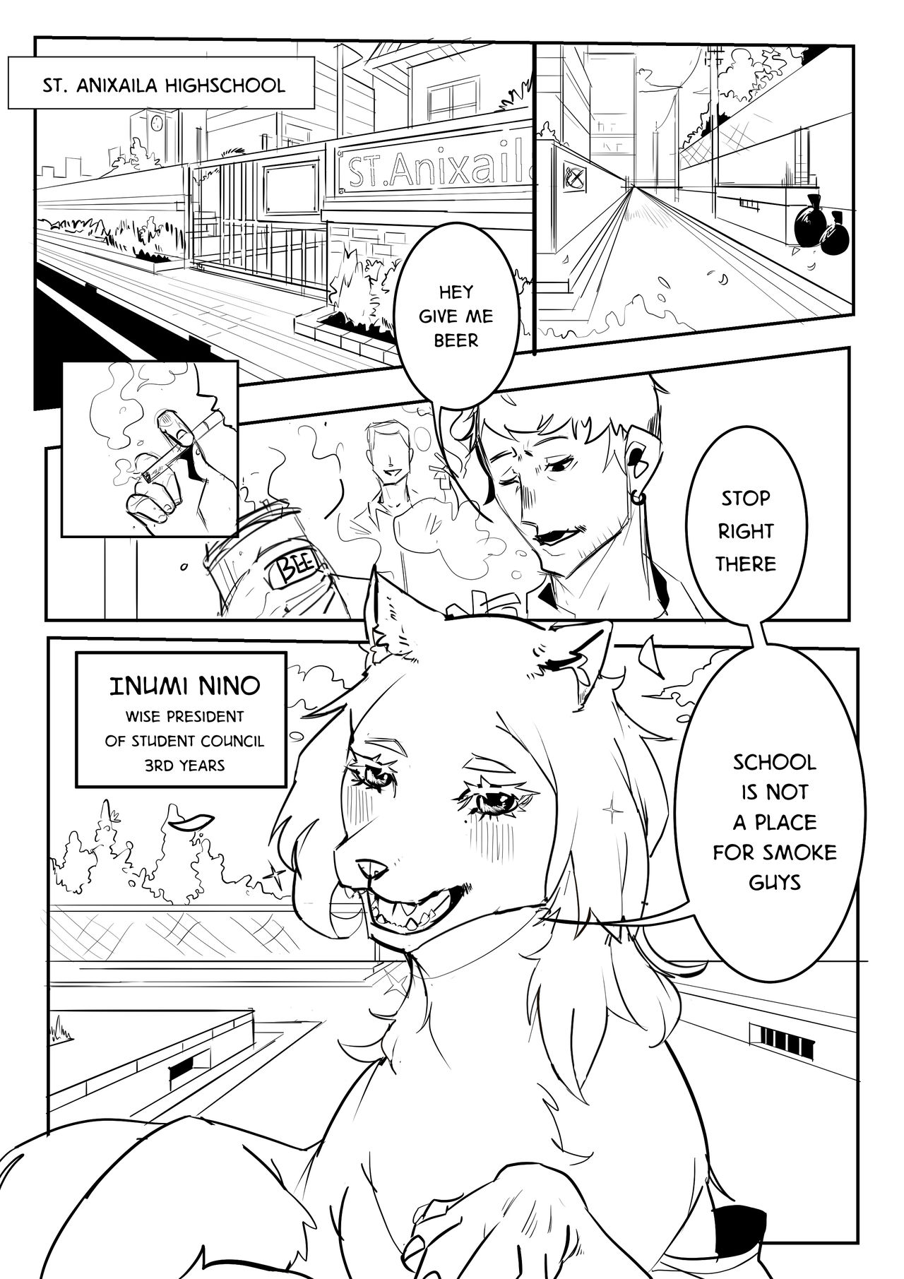Your senpai is a Doge page 1 full