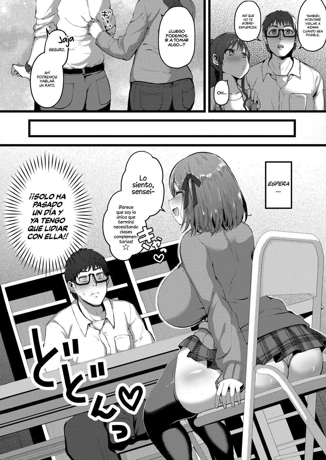 Kanojo ga Iru no de Jaaku na Teishinchou M Cup Amaama Ijiwaru Oshiego no Yuuwaku ni wa Makemasen page 4 full