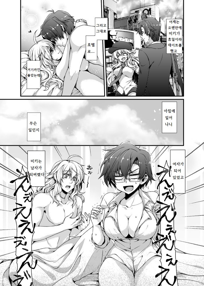 【特殊設定注意】男性化美希×女体化Pの美希P本+α【web再録】 page 2 full