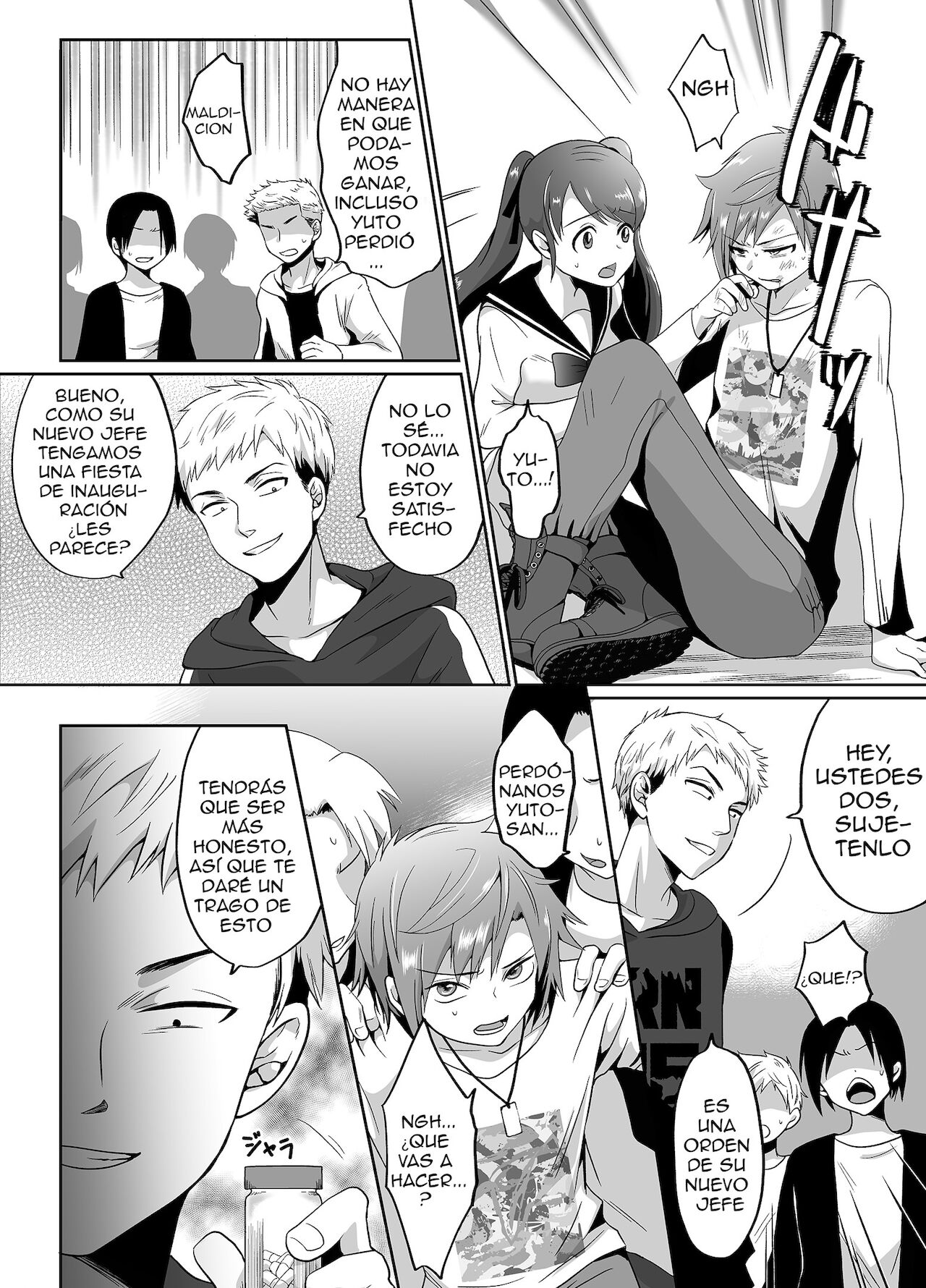 Furyou Shounen Mesu Ochi Kousouki | La transformación del delincuente en una mujer page 3 full
