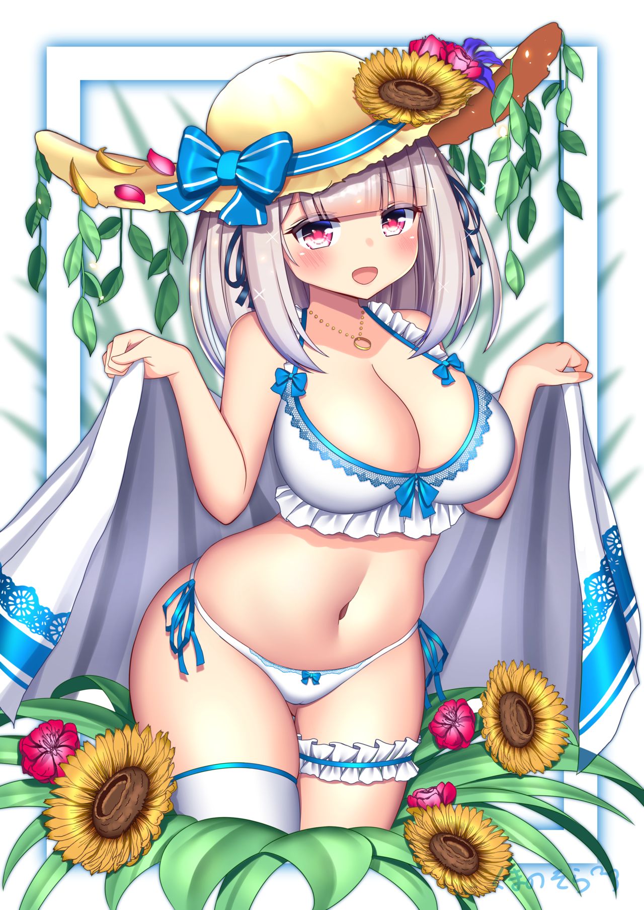 pixiv くまのそら?しろかみぱっつん page 2 full