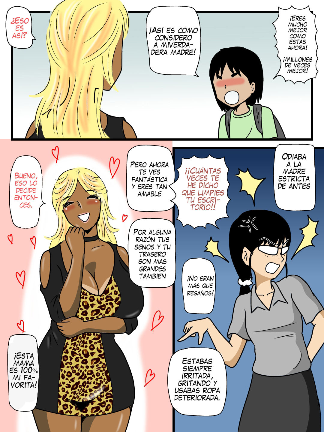 Majime na Haha ga Akuyuu no Eikyou de Bitch ni Natte ita | Mi estricta madre se convirtió en una perra por culpa de su amiga page 10 full