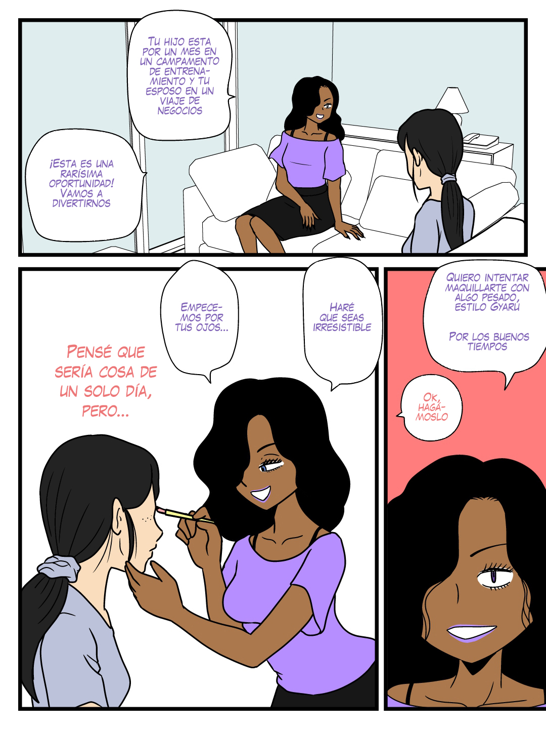 Majime na Haha ga Akuyuu no Eikyou de Bitch ni Natte ita | Mi estricta madre se convirtió en una perra por culpa de su amiga page 5 full
