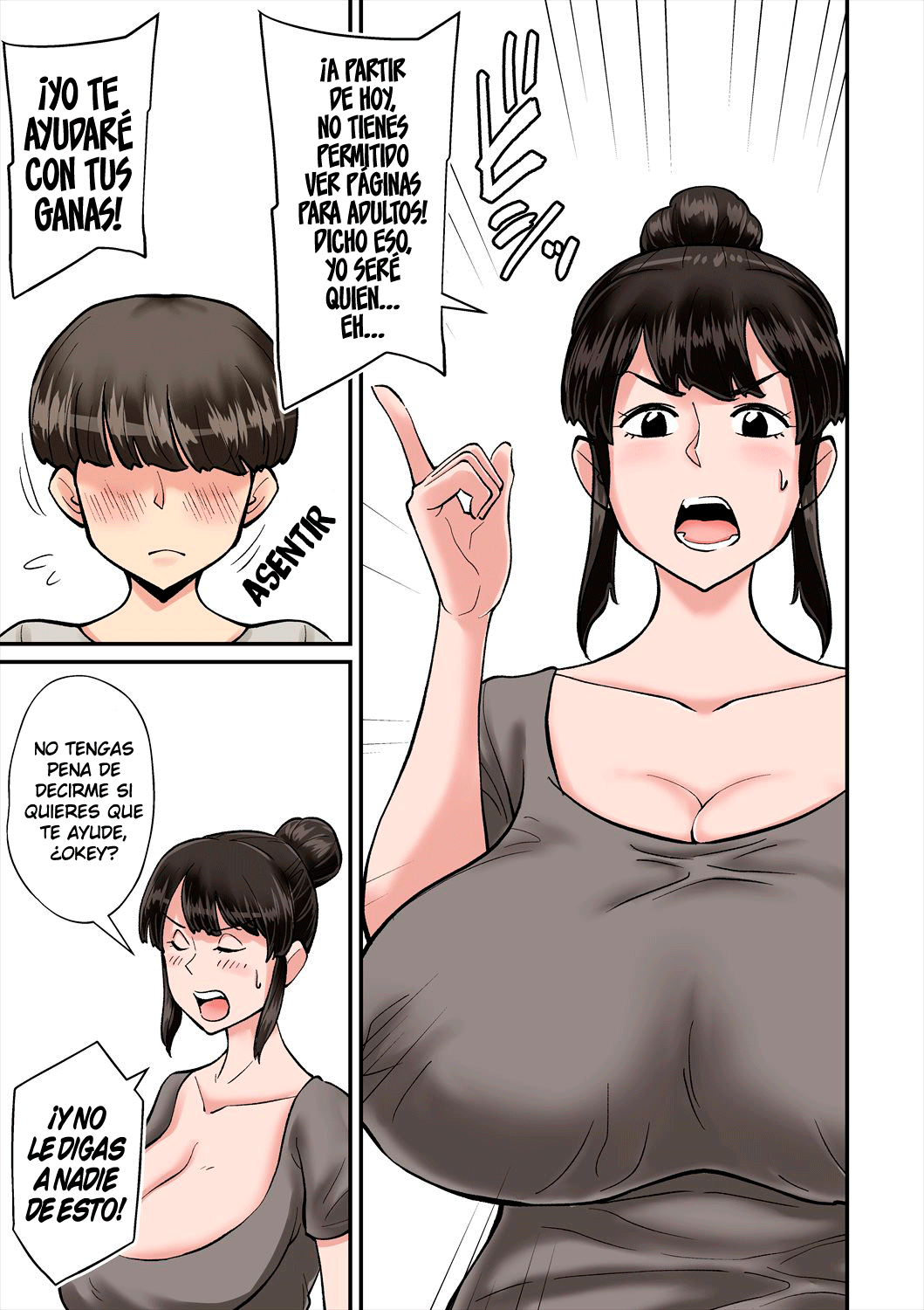 Mamá loca por la verga de su hijo page 3 full