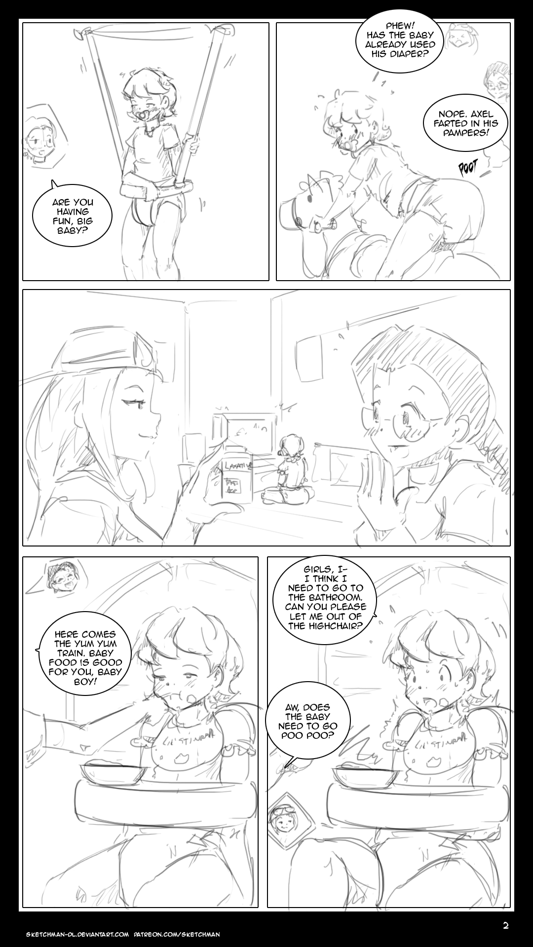 Commission: Best babysitter page 2 full