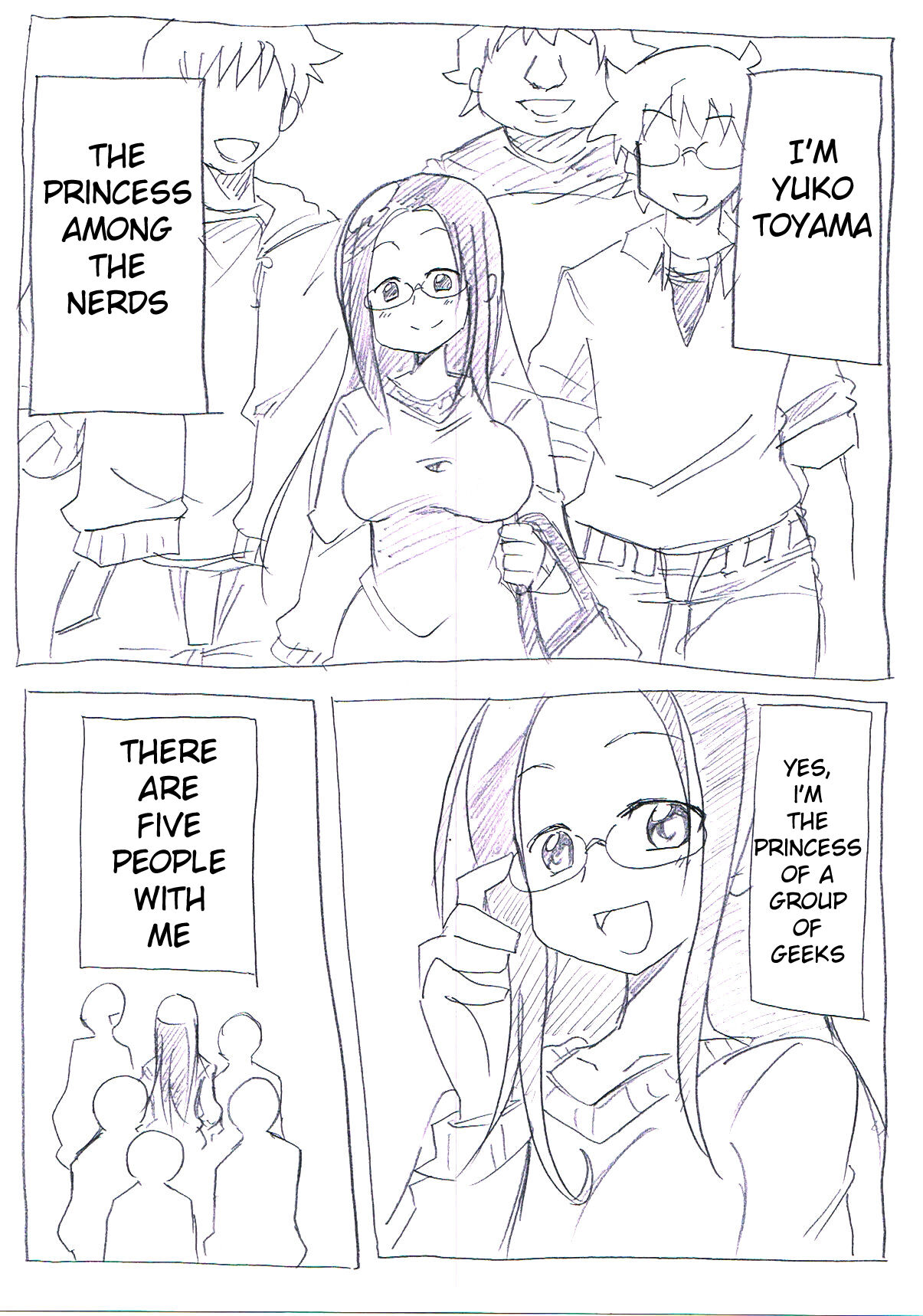 OtaCir no Hime ga Neteiru Aida ni Torimaki ni Okasareru | The princess is fucked in her sleep by an entourage of geeks page 2 full