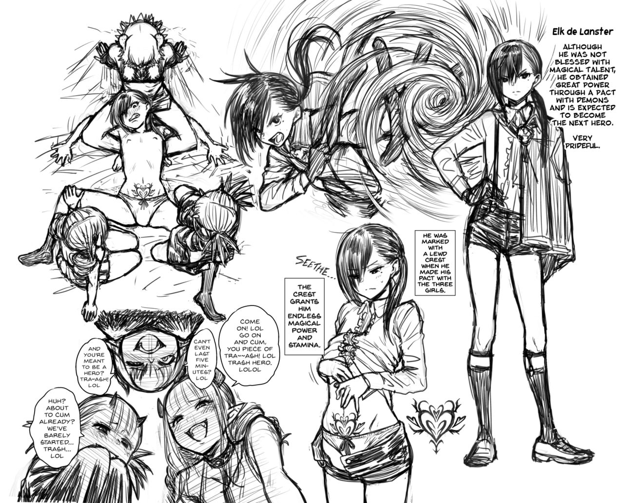 Prospective Hero Elk-kun and the Succubus Girls page 1 full