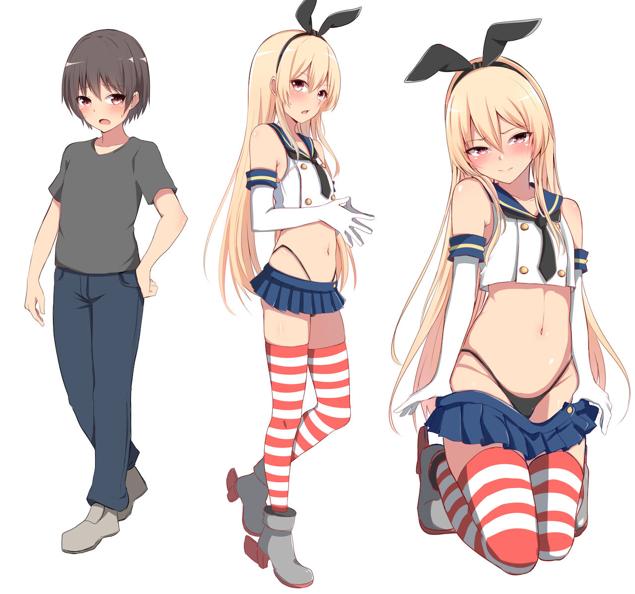 A boy who will become a great Shimakaze in a few years. page 3 full