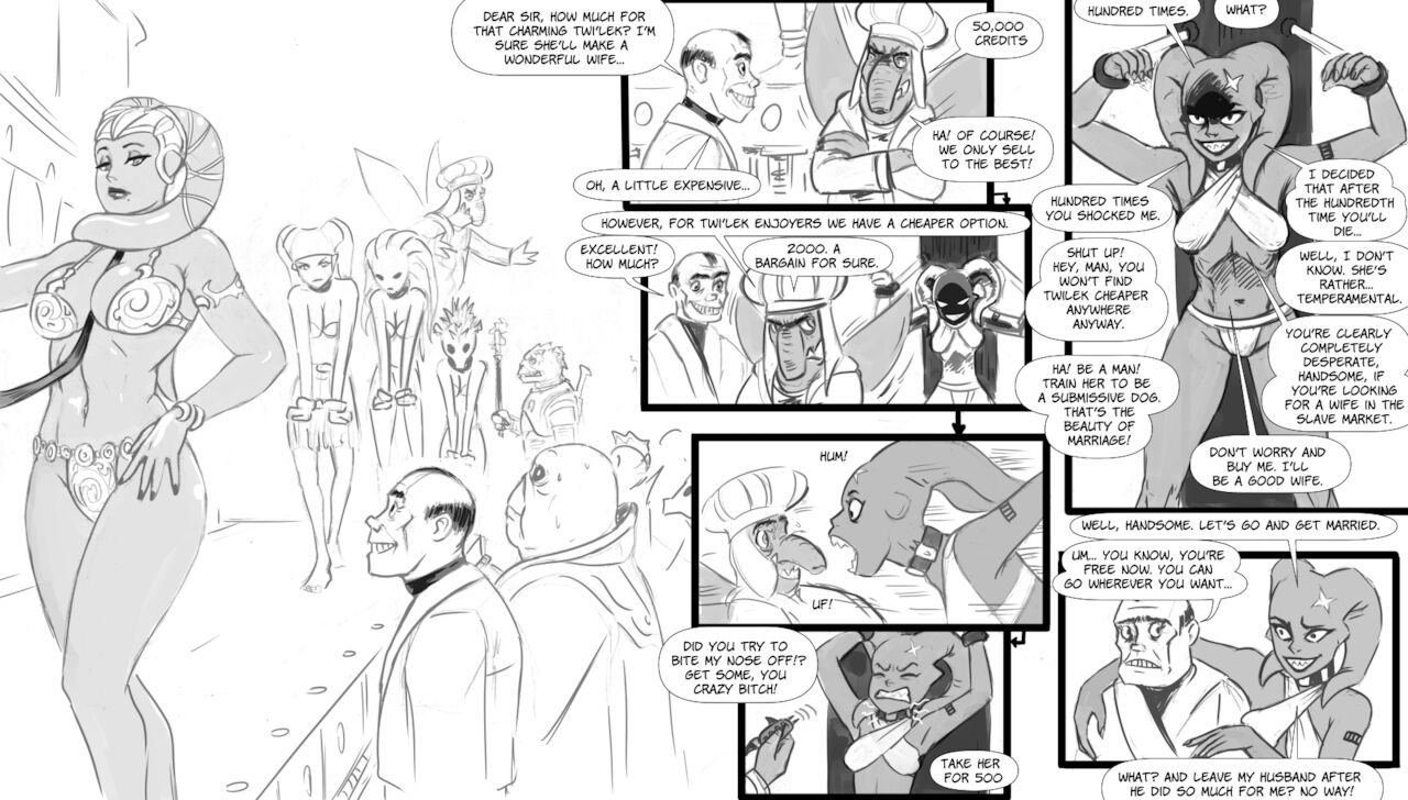 Ugly Stormtrooper and Twi'lek Slave page 8 full