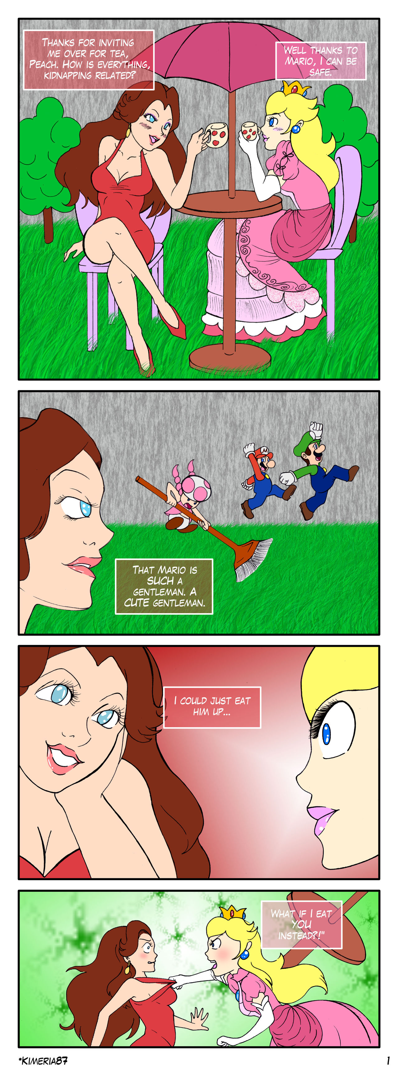 Peach's Jealousy page 1 full