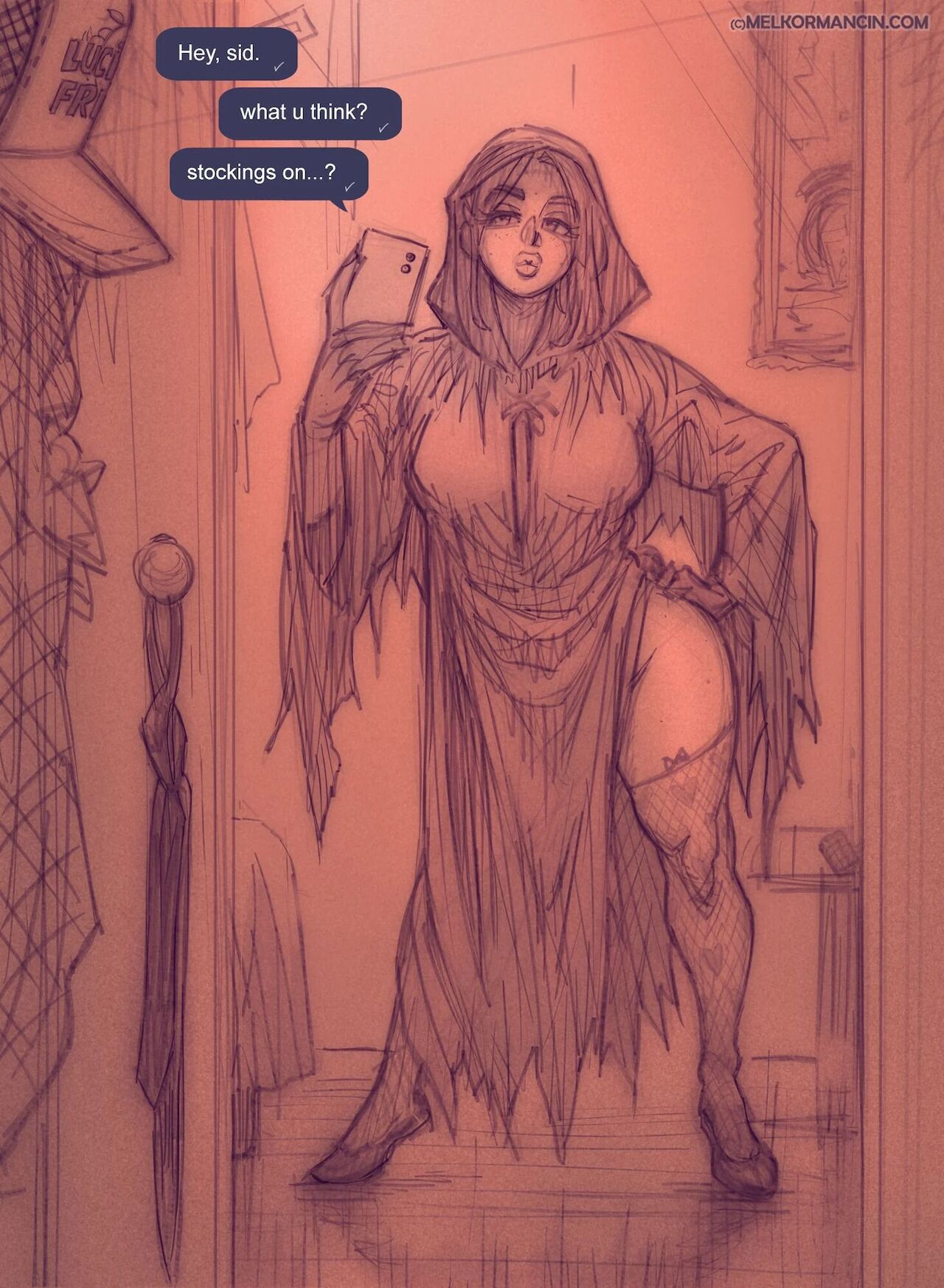 Artwork,Sketches, and Pinups  - 7 . Halloween 2021 - english page 1 full