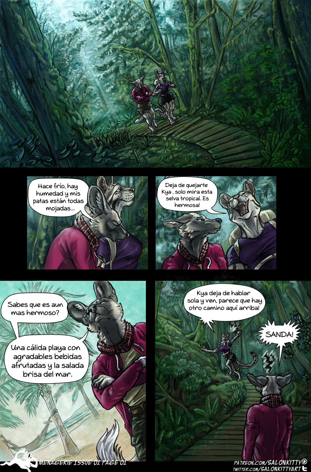 Menagerie issue page 2 full