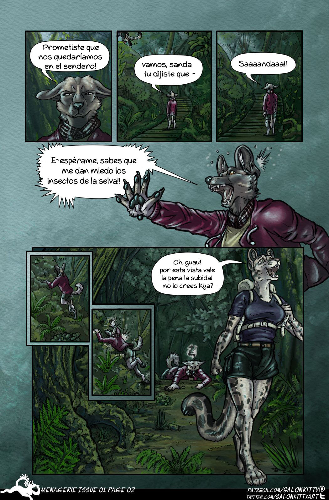Menagerie issue page 3 full