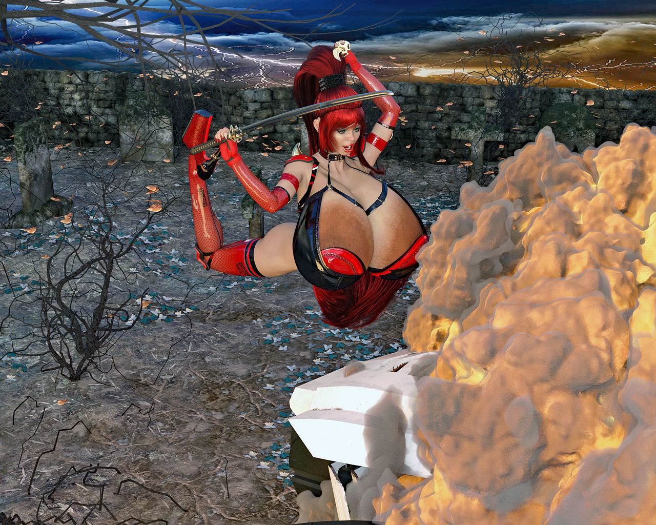 big titty cyber ninja seppuku page 3 full