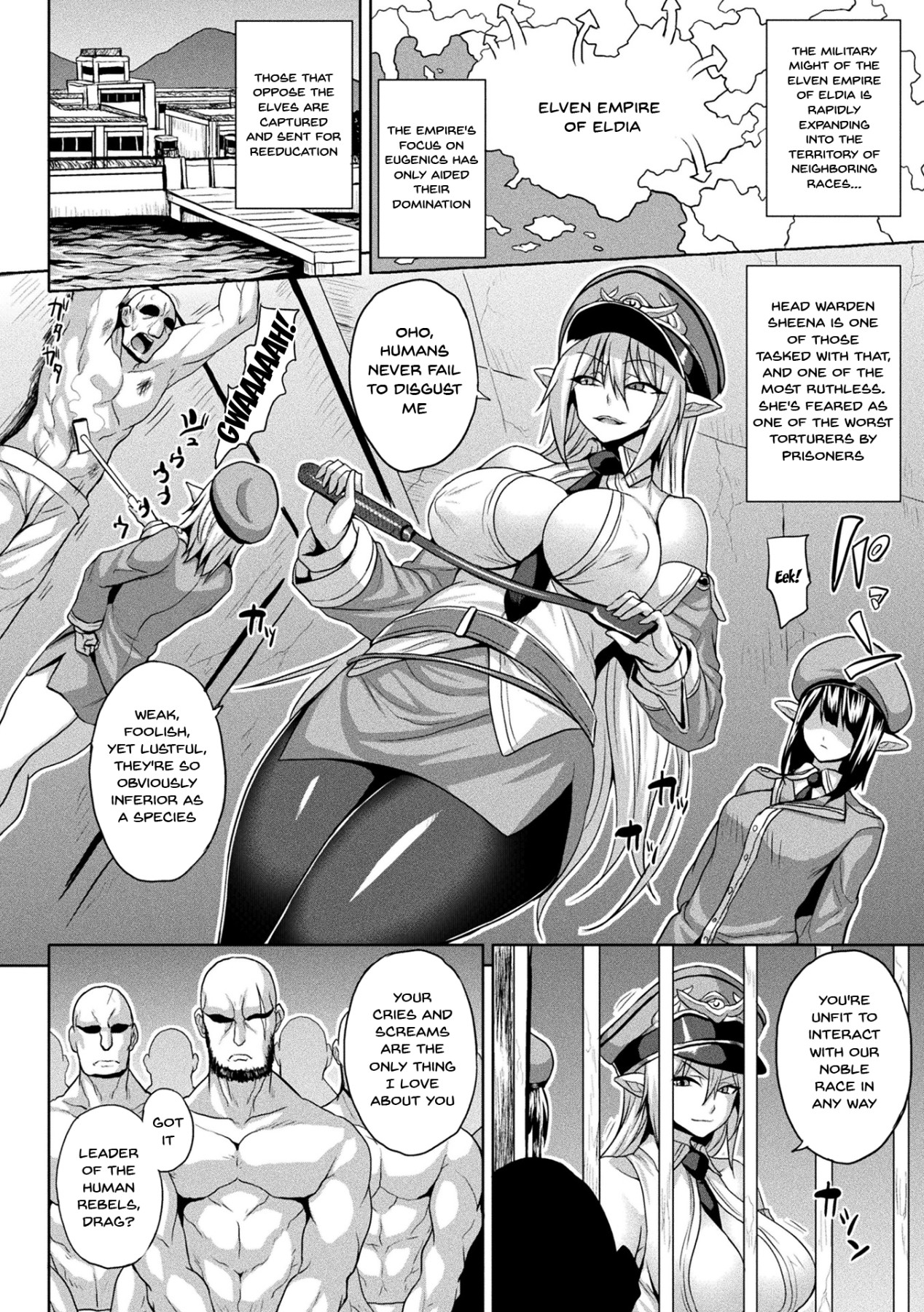 Kangoku Rettou Zenpen | The Woman Who's Fallen Into Being a Slut In Defeat page 5 full