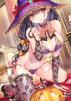 Okashi o Moratta Halloween-Lingerie-san