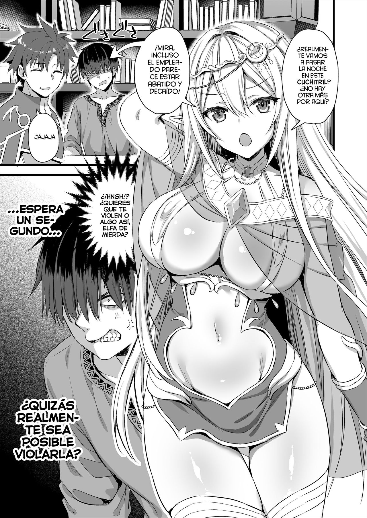 Isekai Elf Hatsujou no Magan | Mal de Ojo a la Elfa Caliente de Otro Mundo page 4 full