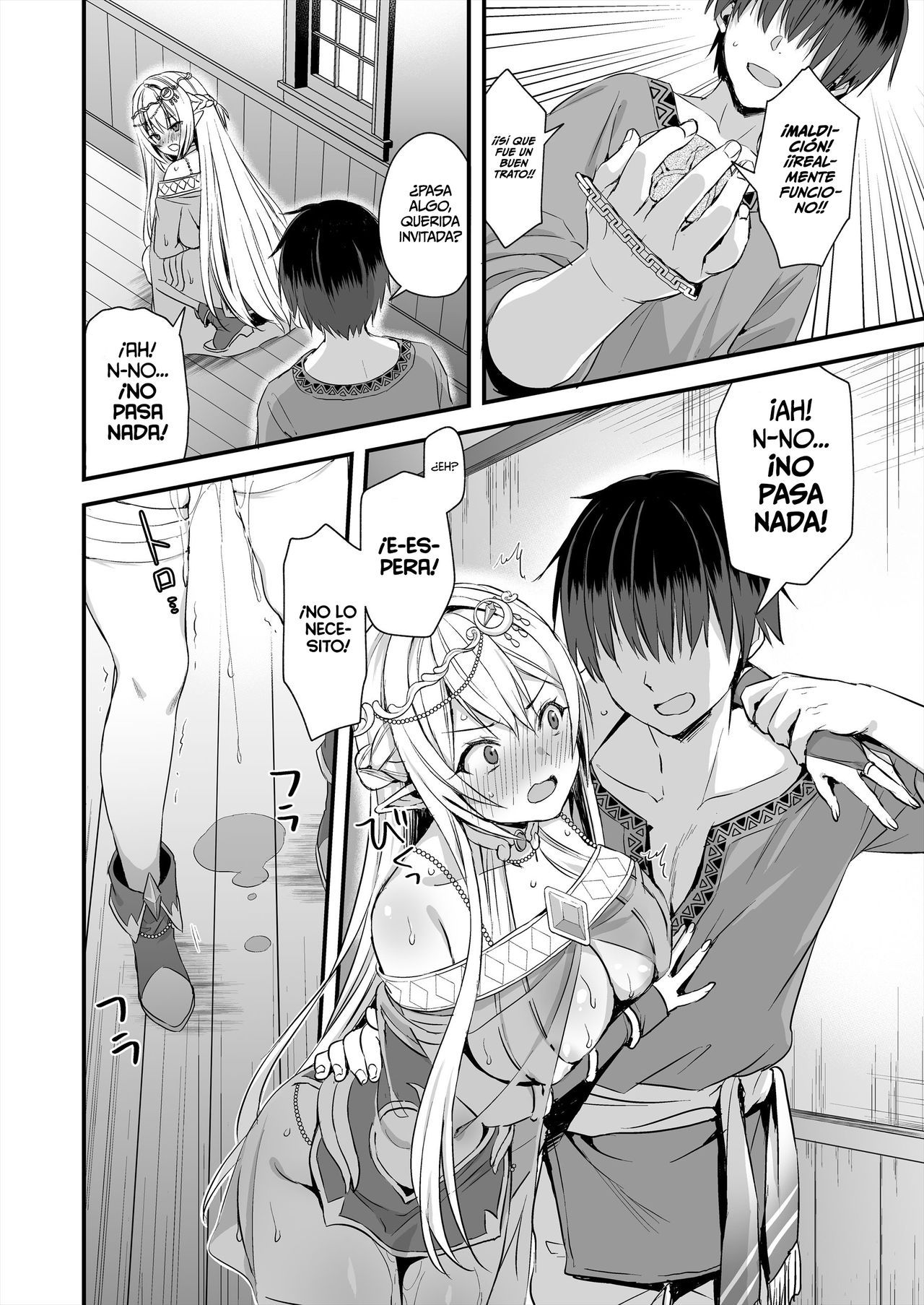 Isekai Elf Hatsujou no Magan | Mal de Ojo a la Elfa Caliente de Otro Mundo page 9 full