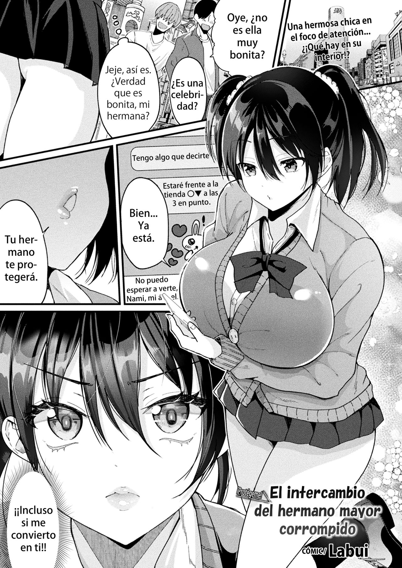 Mamotte! Irekawari ahe ochi onii-san | Protégeme! El intercambio del  hermano mayor corrompido. - Page 1 - IMHentai