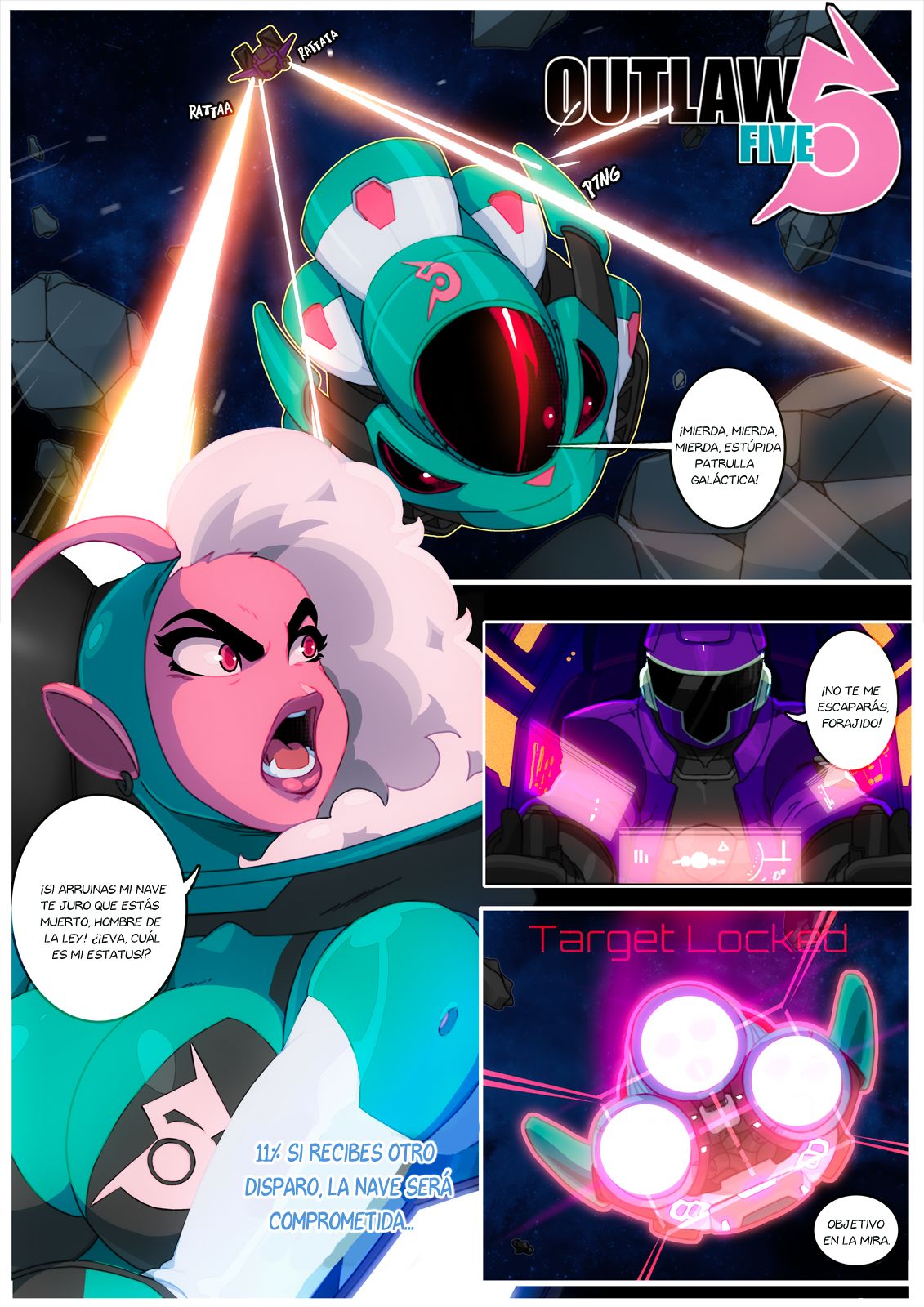 Outlaws Five -  - Complete page 5 full