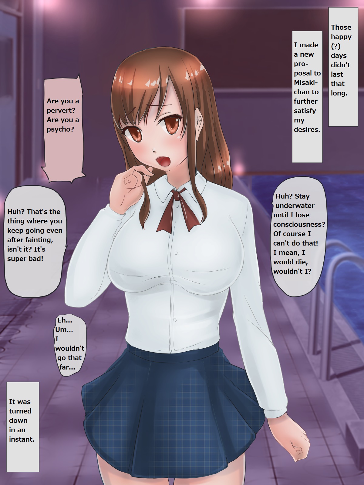 Enkō shōjo o wakarase mizuzeme suru ohanashi | A story about water torturing a compensated dating girl page 8 full