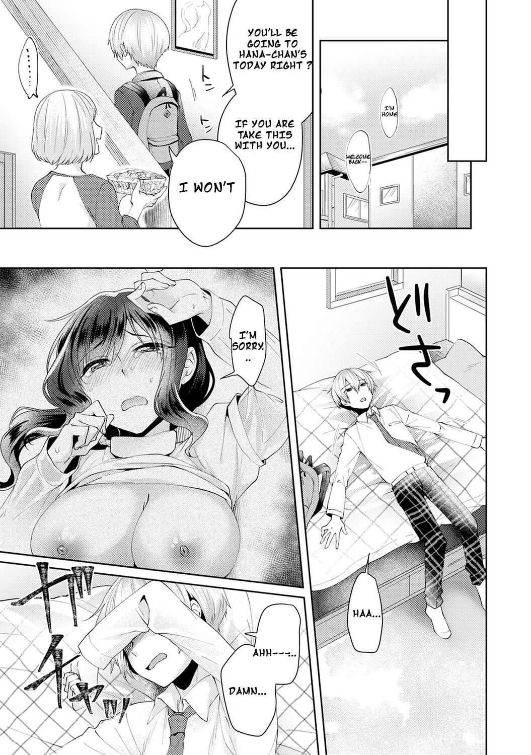 Fushidara na Junai -Toshishita Danshi ni Netorarete...- |Immoral Pure Love -NTRed by younger boy...- Ch. 2 page 4 full