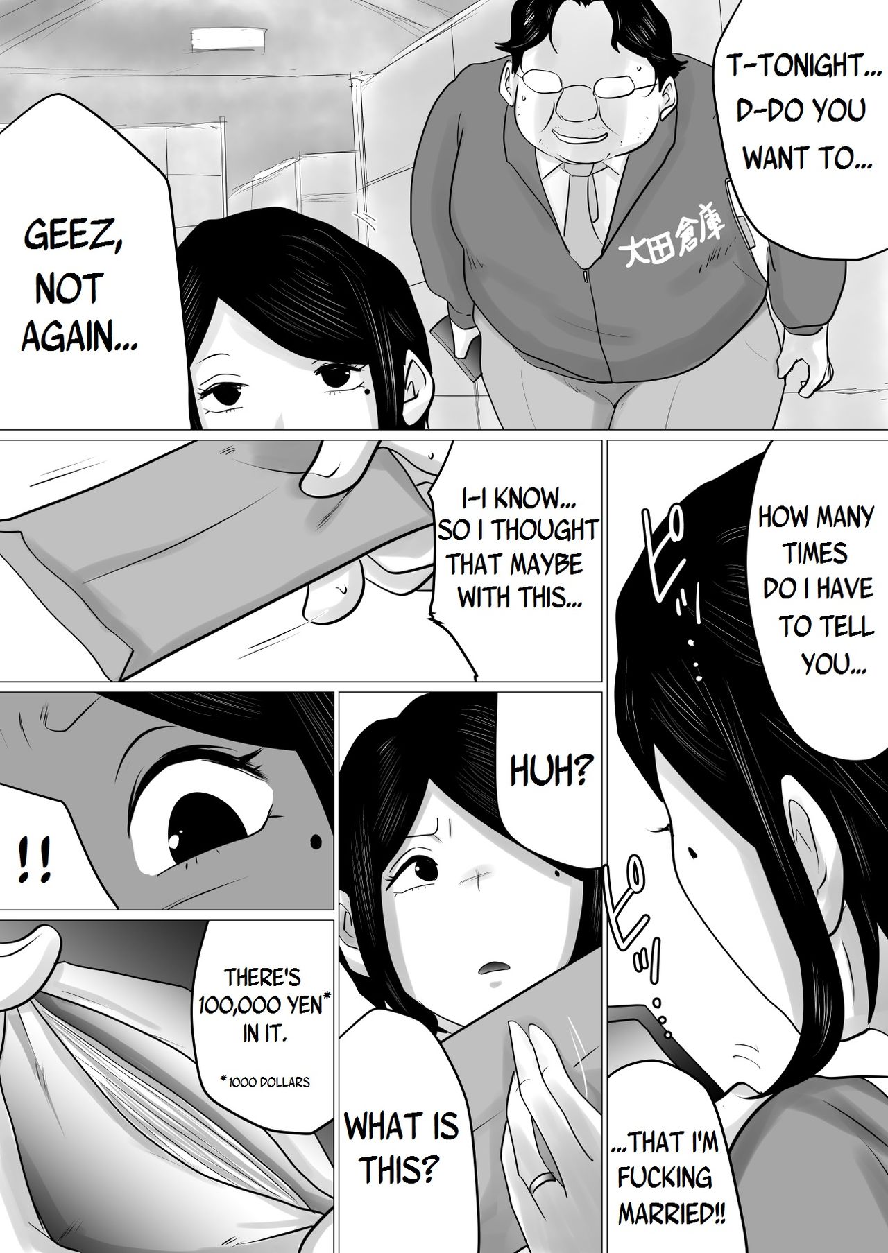 Menkui Kouman Tsuma ga Partsaki no Kimobuta Joushi ni Otosareta Keii | An Arrogant Wife Who Hates Ugliness Falls For Her Ugly Boss page 7 full
