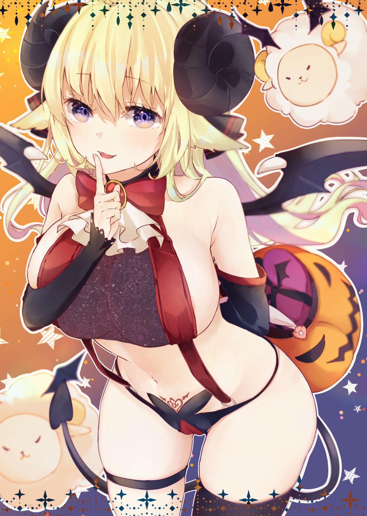 HAPPY HALLOWEEN！サキュバスの角巻わため page 2 full