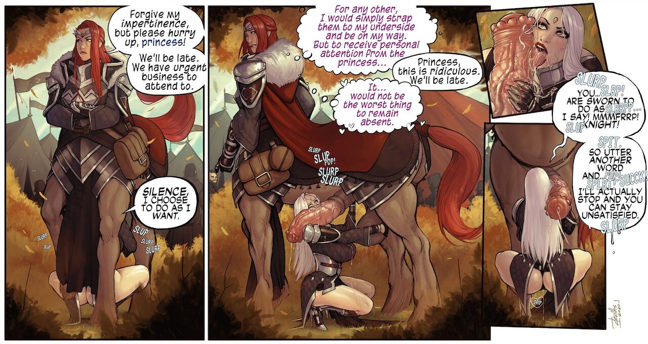 Princess Angelise, Centaur Knight Maximilla page 3 full