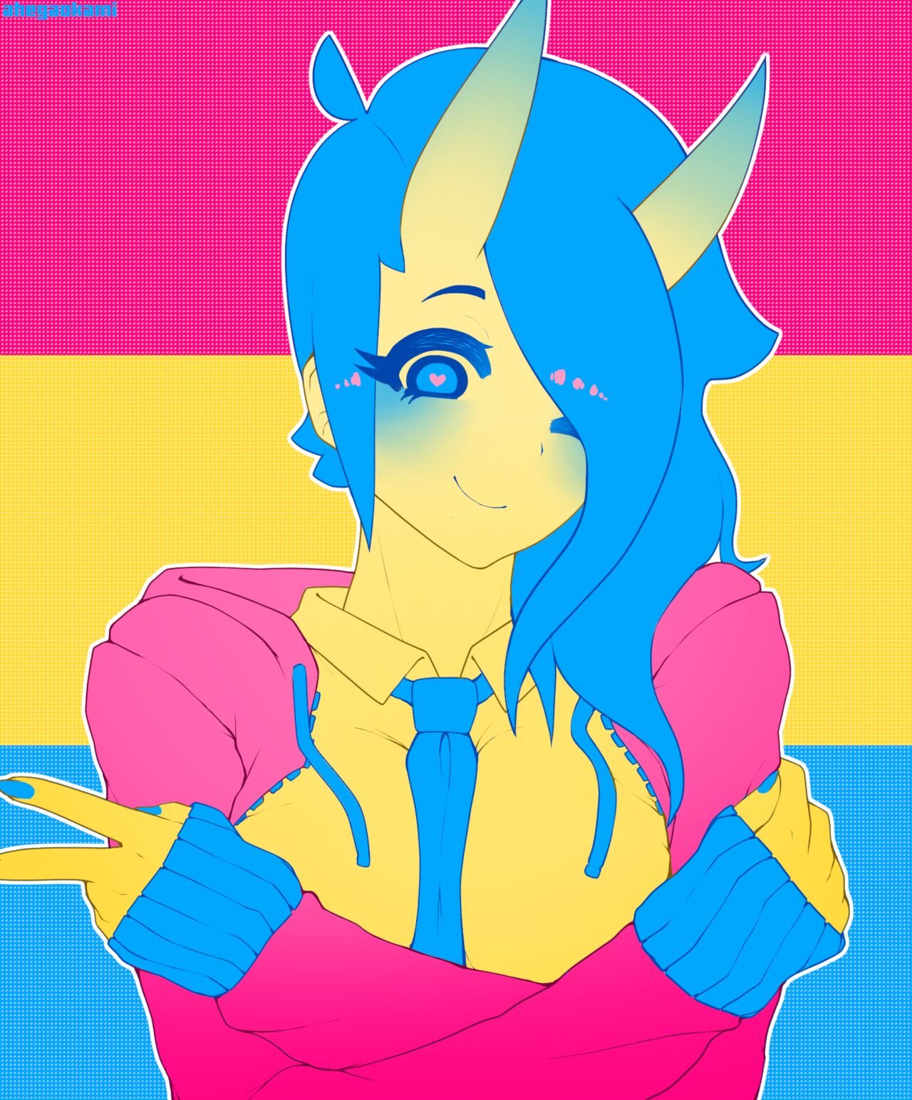 Happy Pride Month!! Here's A Pansexual Oni page 10 full