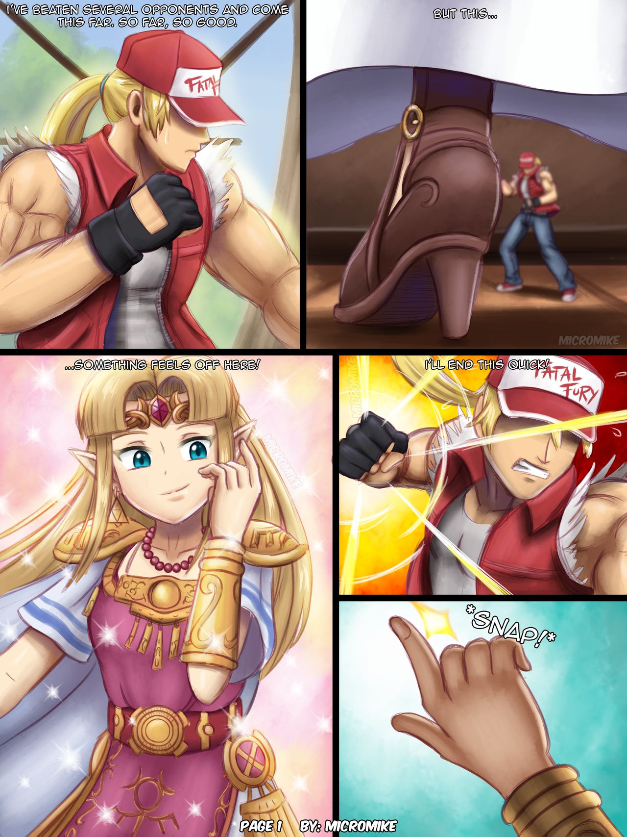 Zelda Smash page 1 full