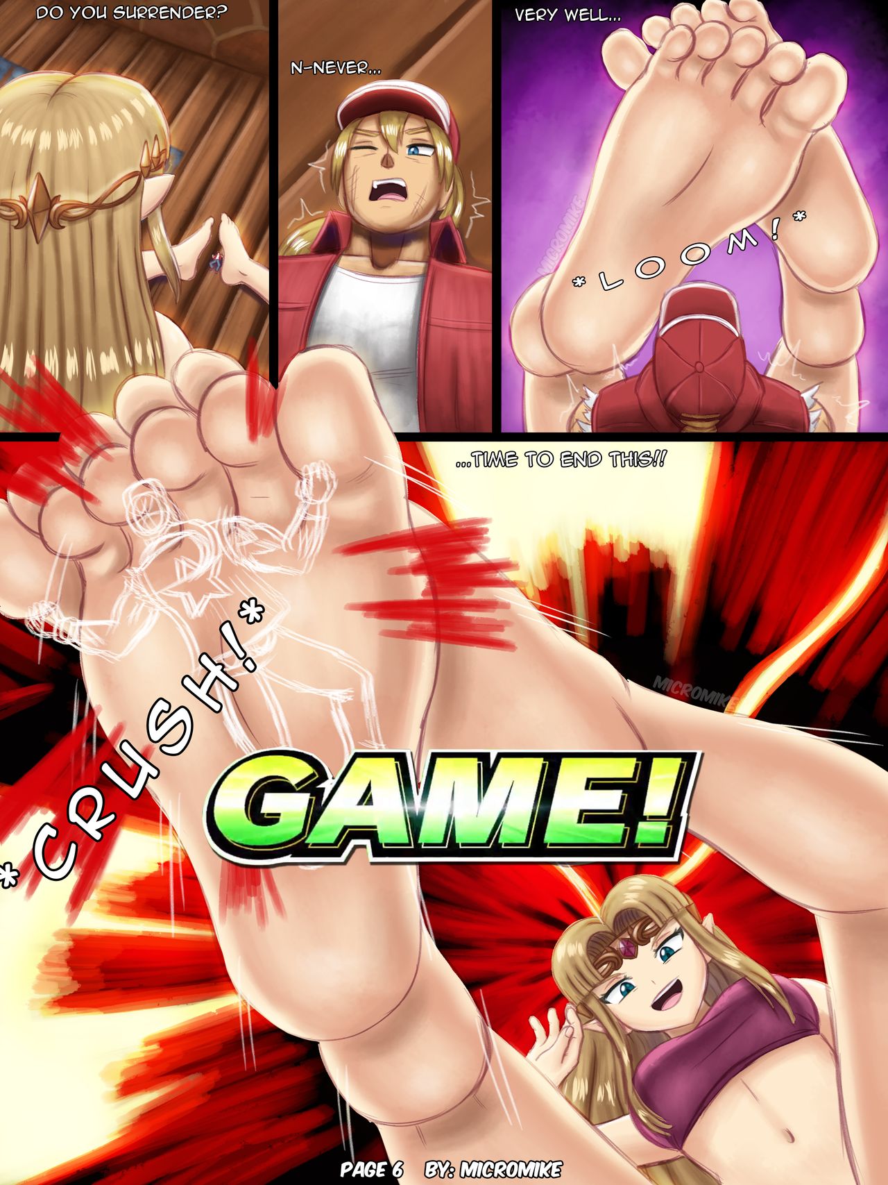 Zelda Smash page 6 full