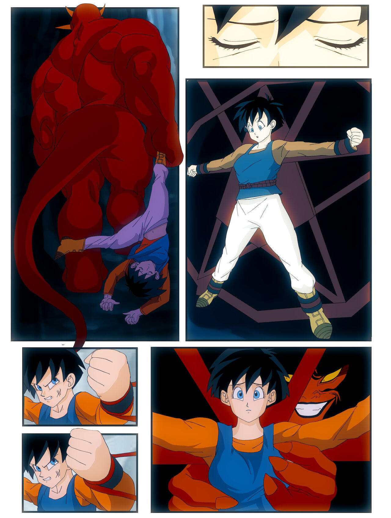 Videl vs Frost Demon page 6 full