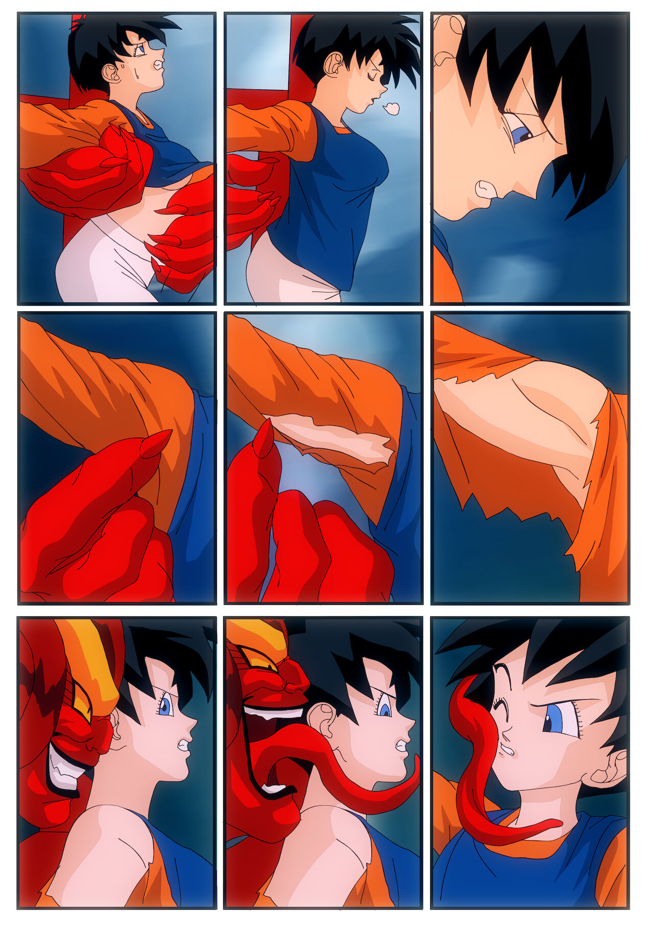 Videl vs Frost Demon page 8 full