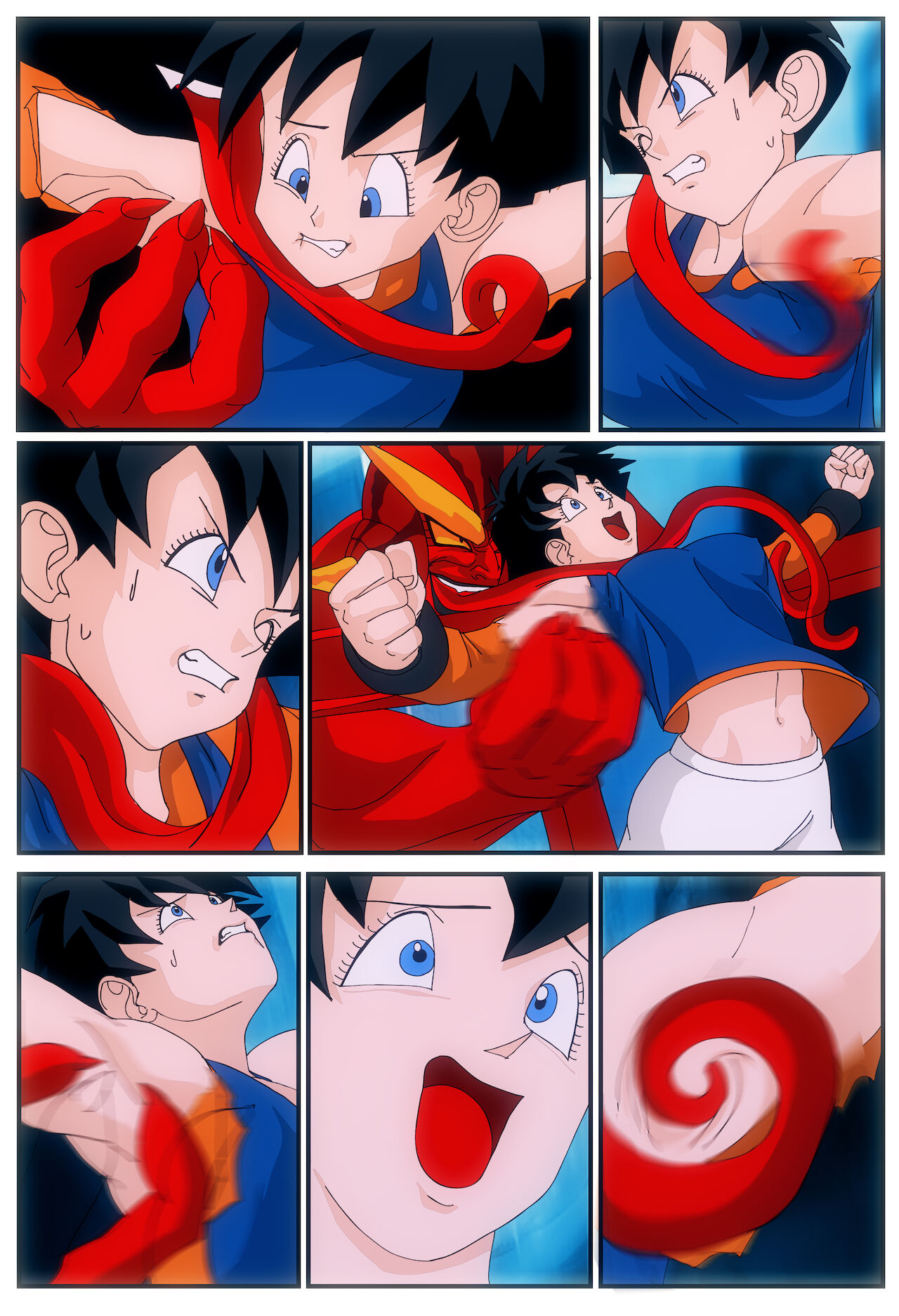 Videl vs Frost Demon page 9 full