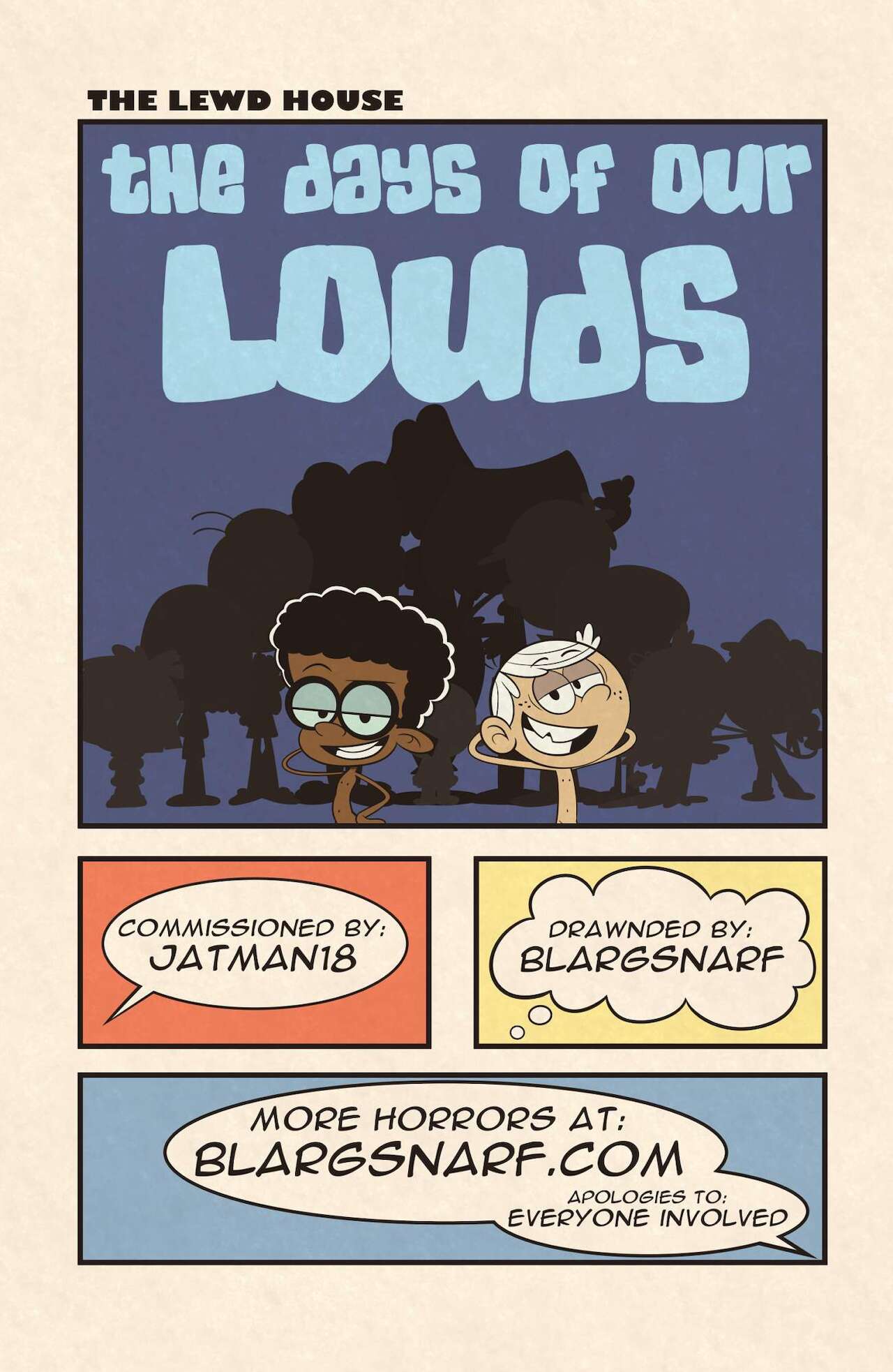 The Lewd House Days Of Our Louds By Blargsnarf page 1 full