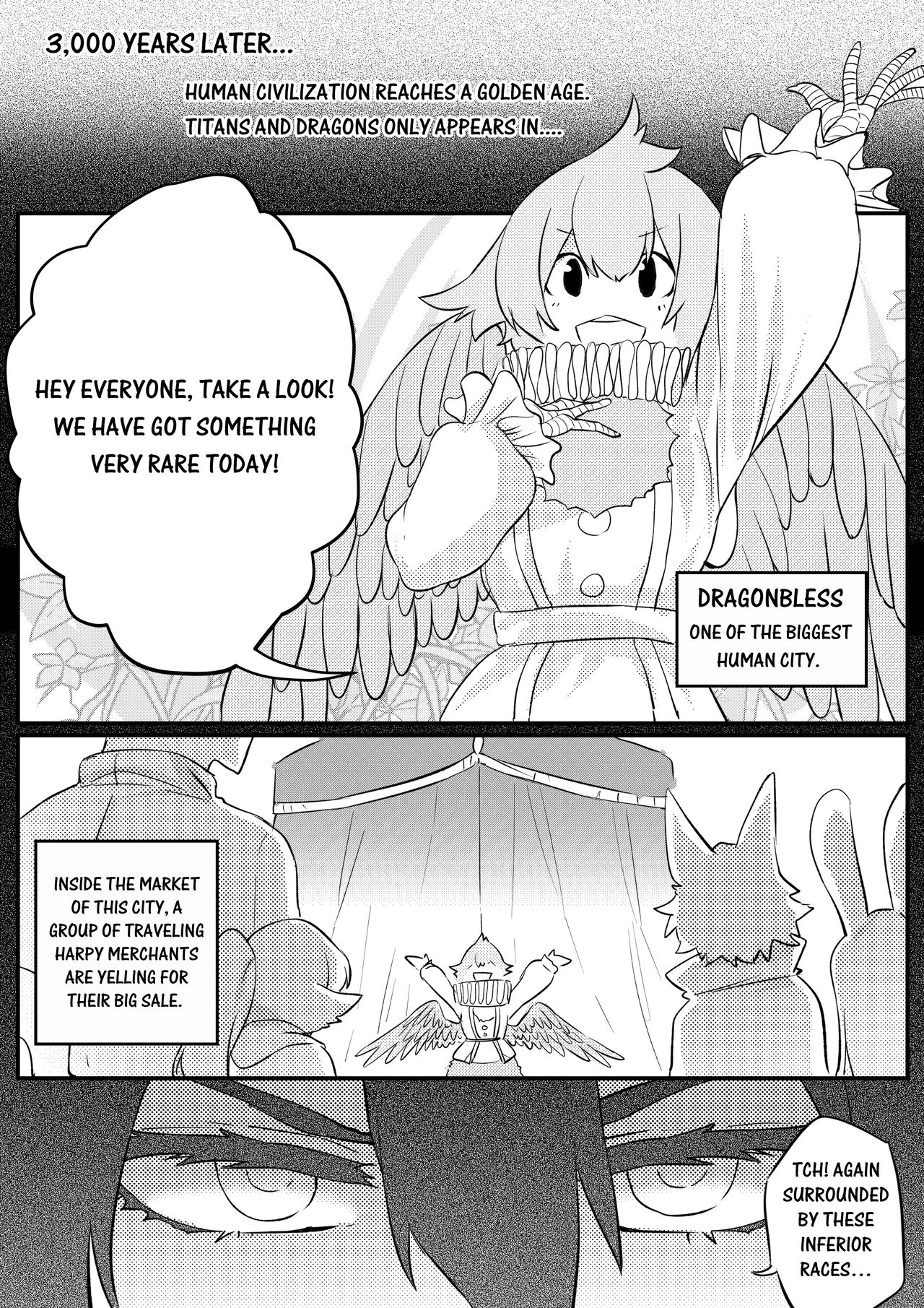 I'm Forced To Adventure With Titans & Dragons Live In My Shoes! page 6 full