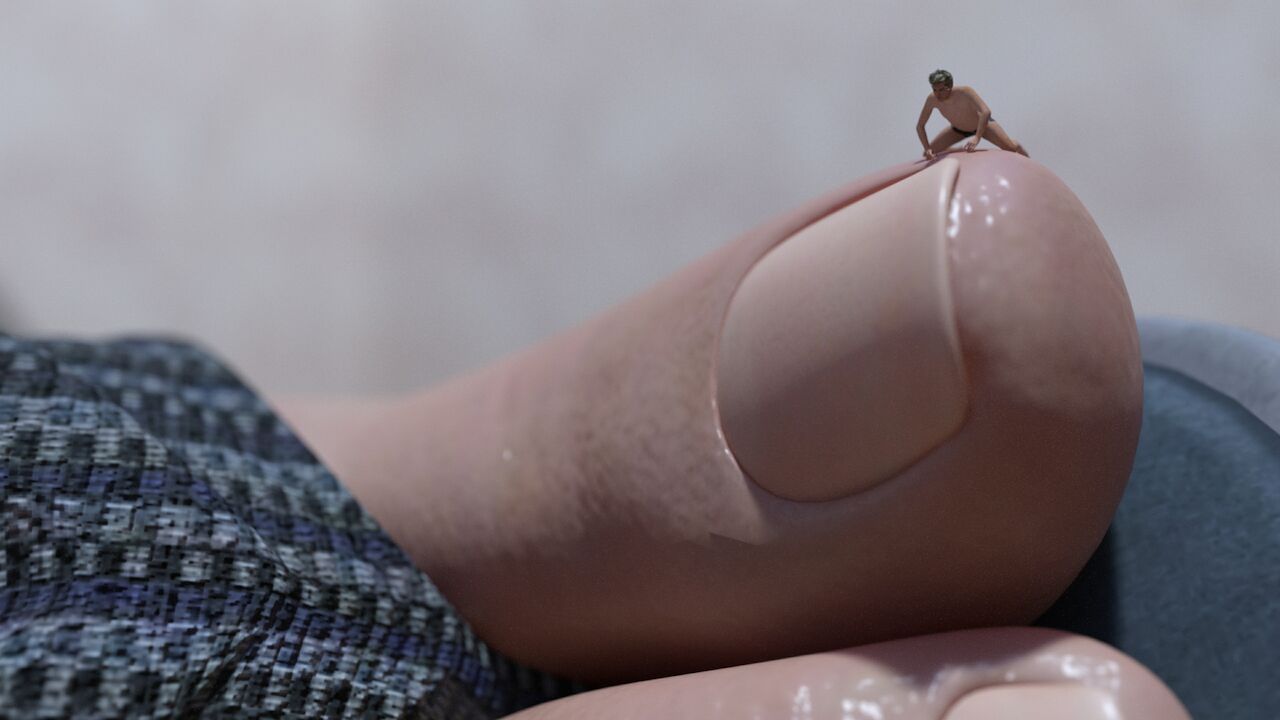 Giantess playing with Tinies page 8 full