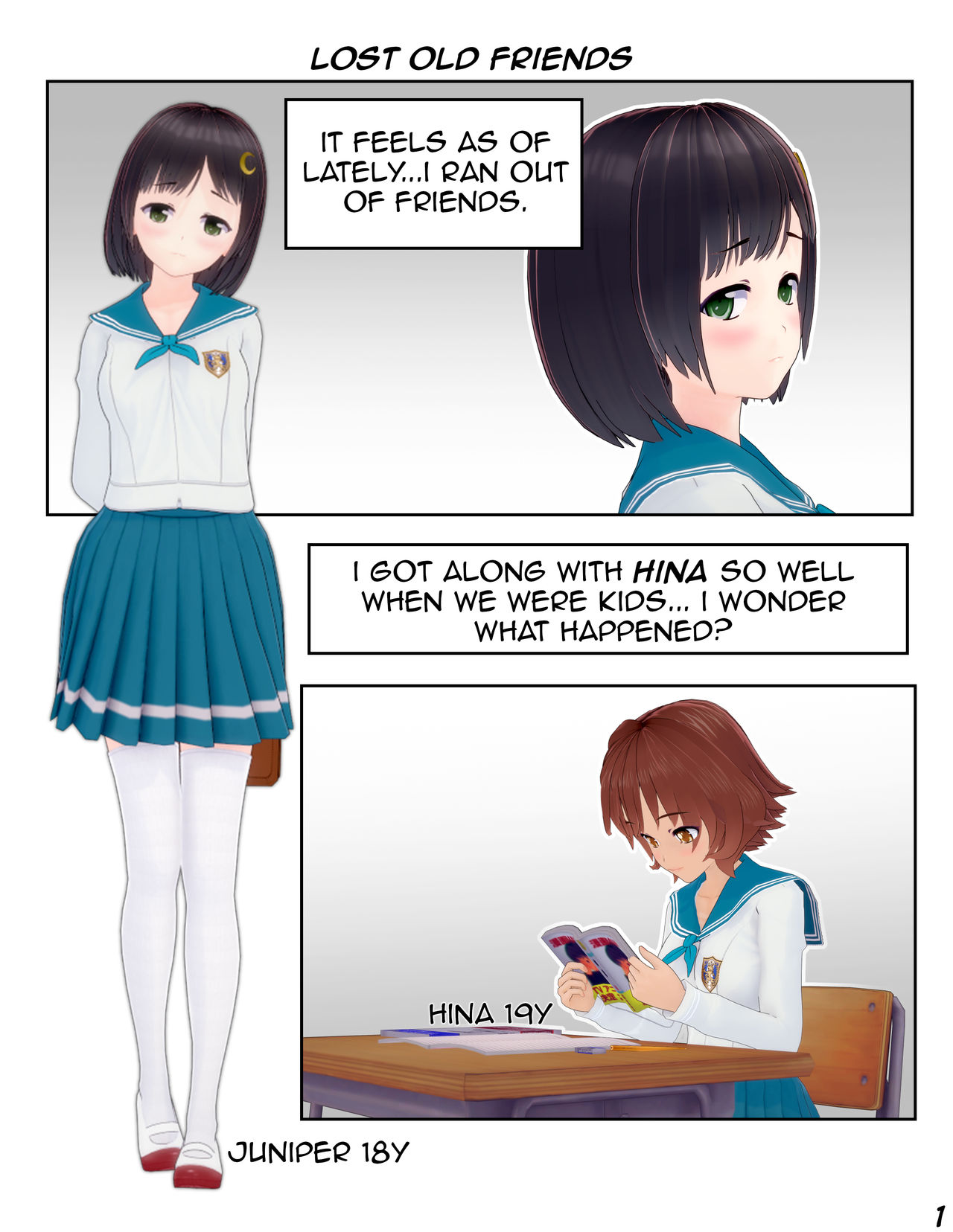 Sleepover at Hini's Ch. 1 page 3 full