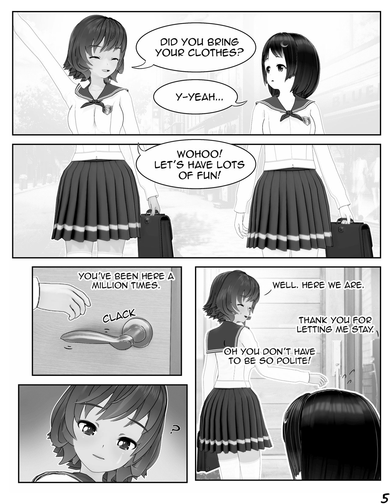 Sleepover at Hini's Ch. 1 page 7 full