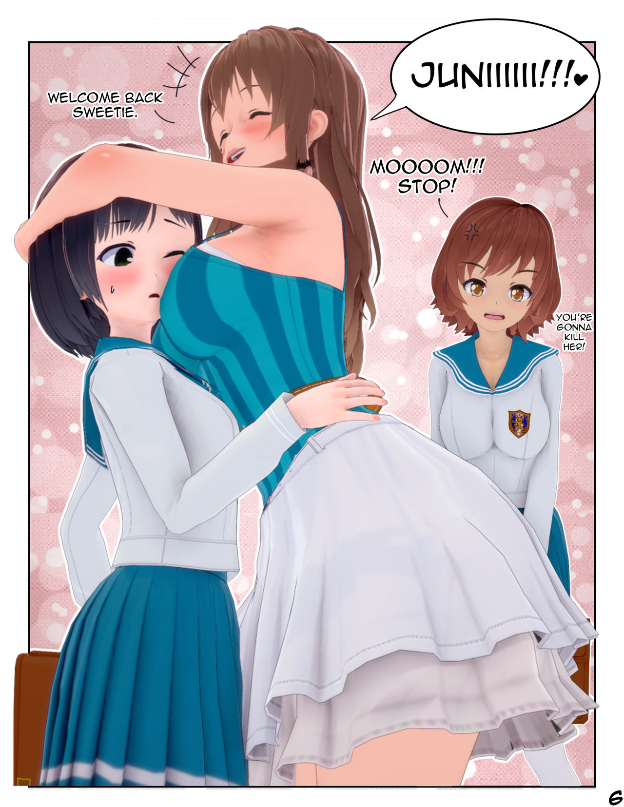 Sleepover at Hini's Ch. 1 page 8 full