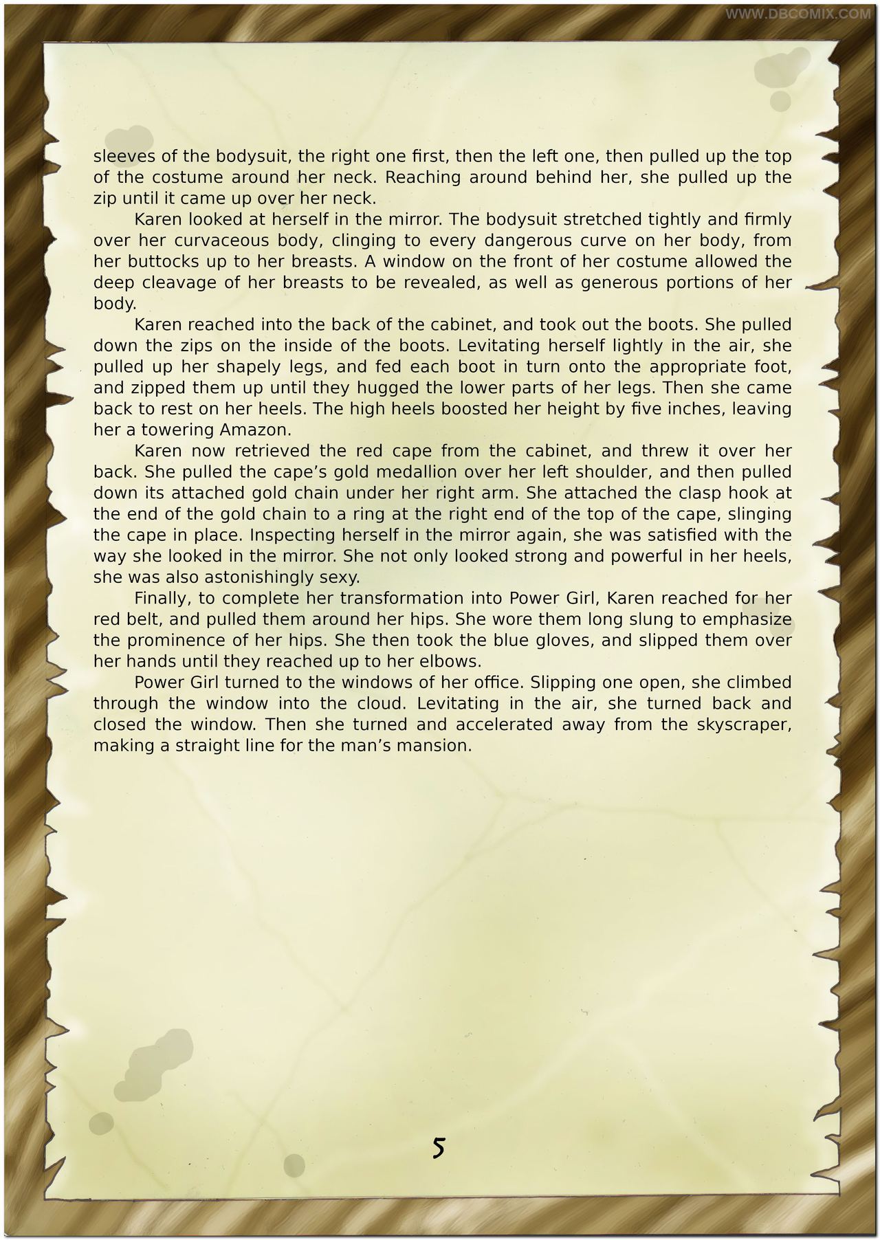 Breaking Powergirl page 7 full