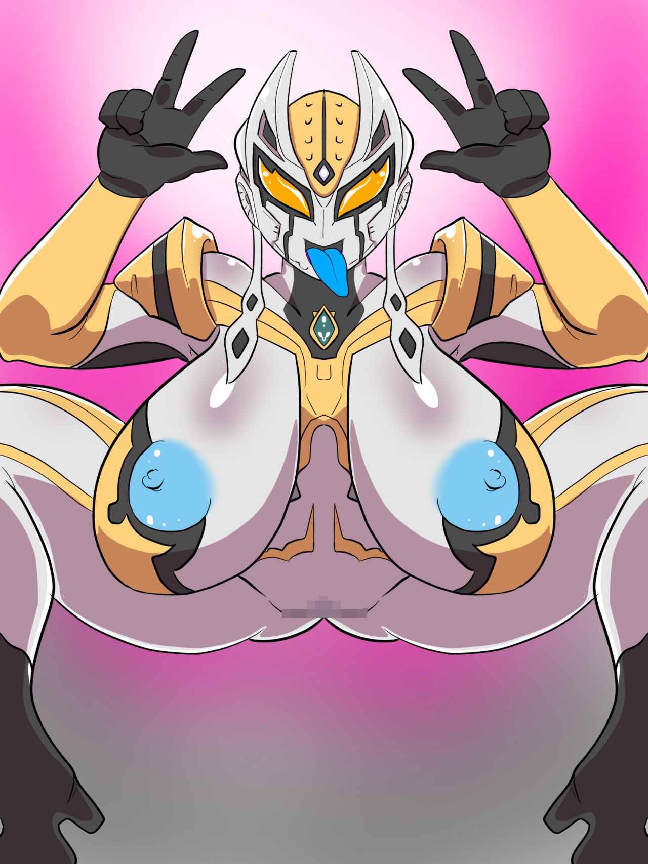 Inran senshi Carmeara-chuu dashi bukkake hounyou bonyuu funsha ahegao double peace page 2 full