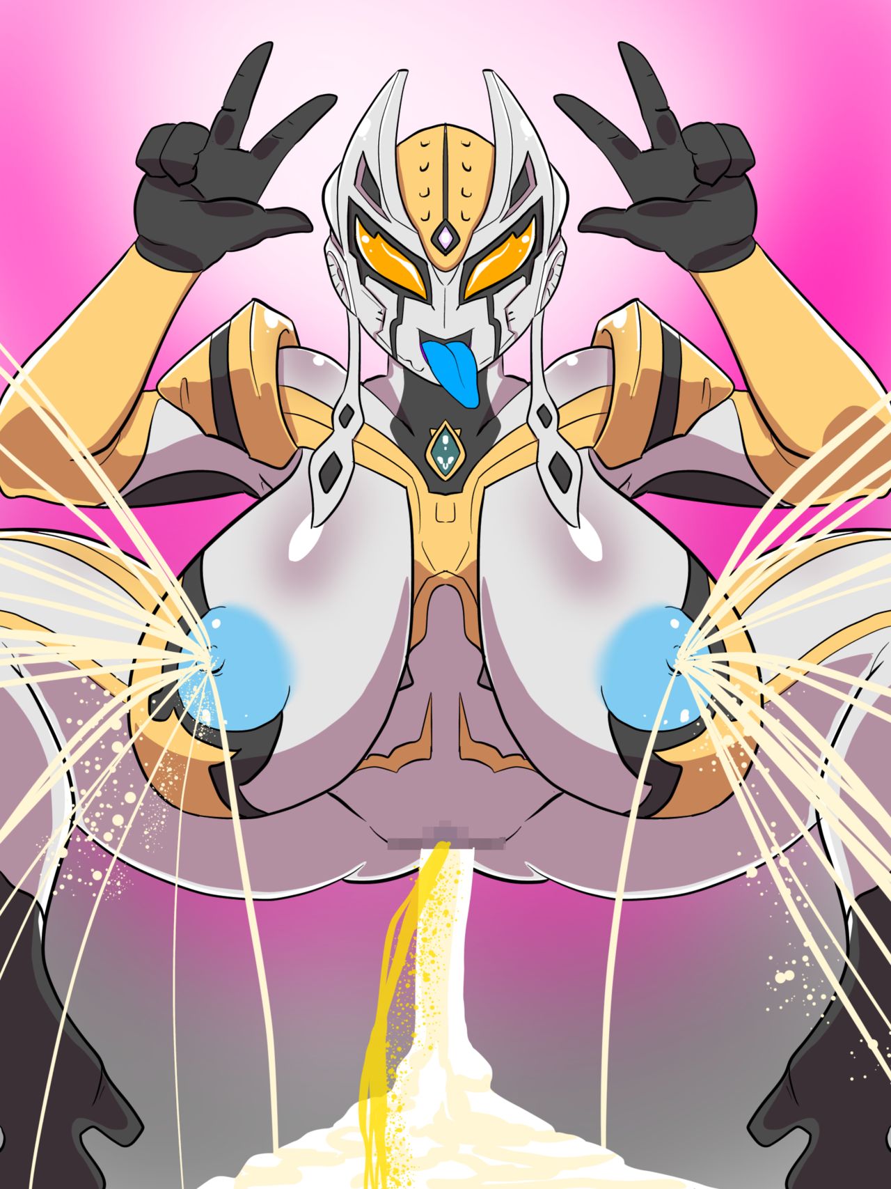 Inran senshi Carmeara-chuu dashi bukkake hounyou bonyuu funsha ahegao double peace page 7 full