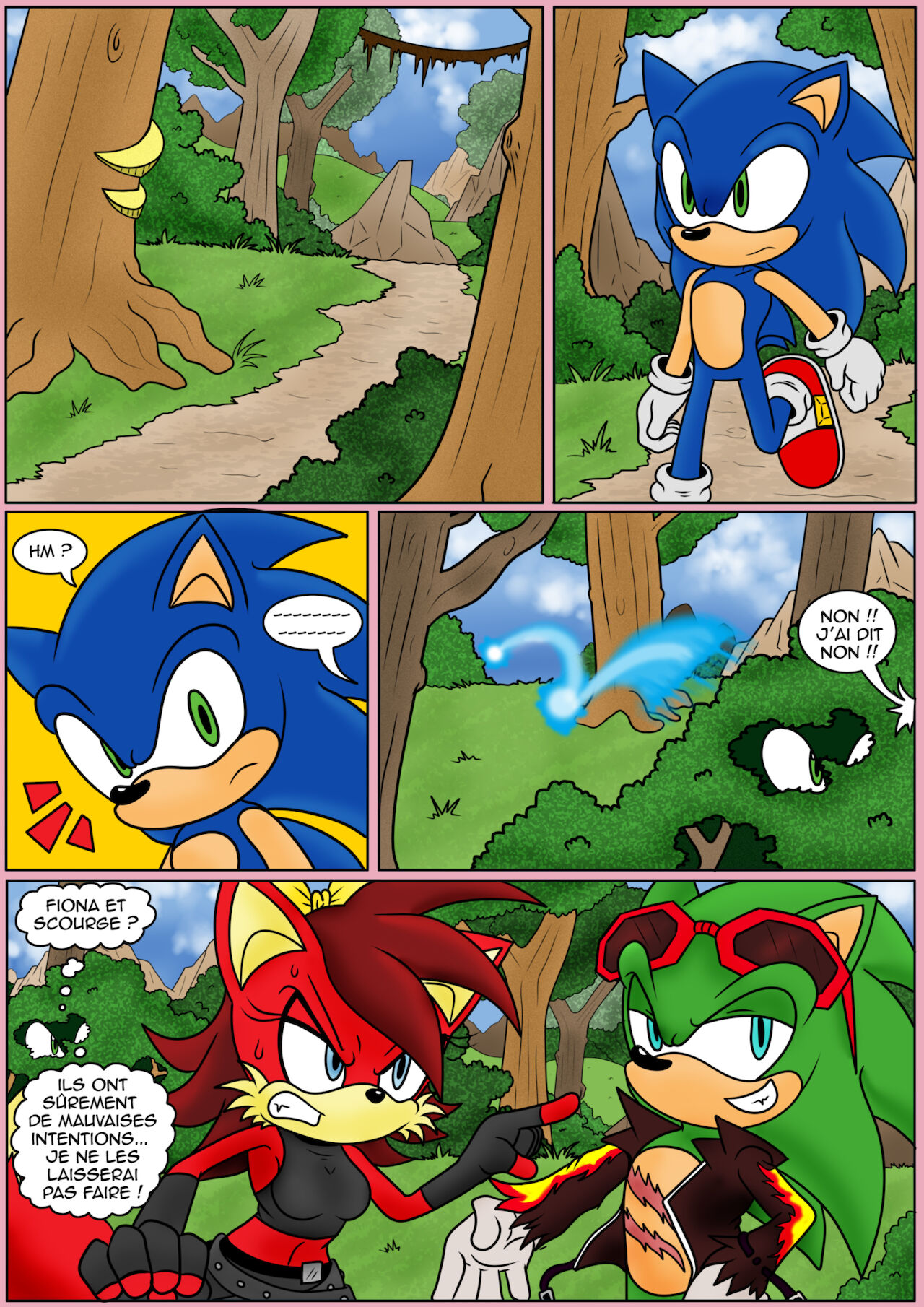 Script by JoltTRH  Sonic X Fiona -  FRANCAIS page 1 full