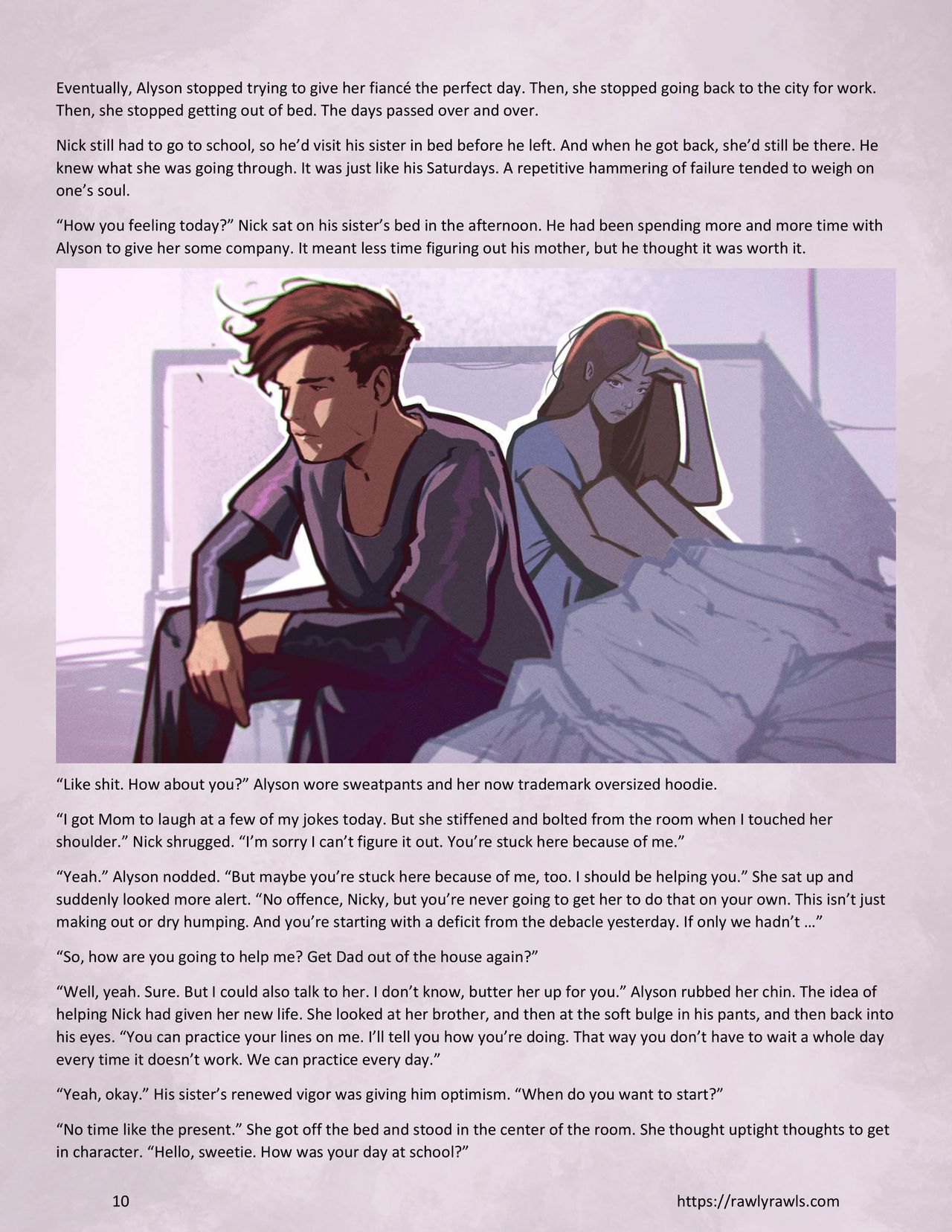 Enki's Puzzle Chapter 7: Rawly Rawls Fiction page 10 full