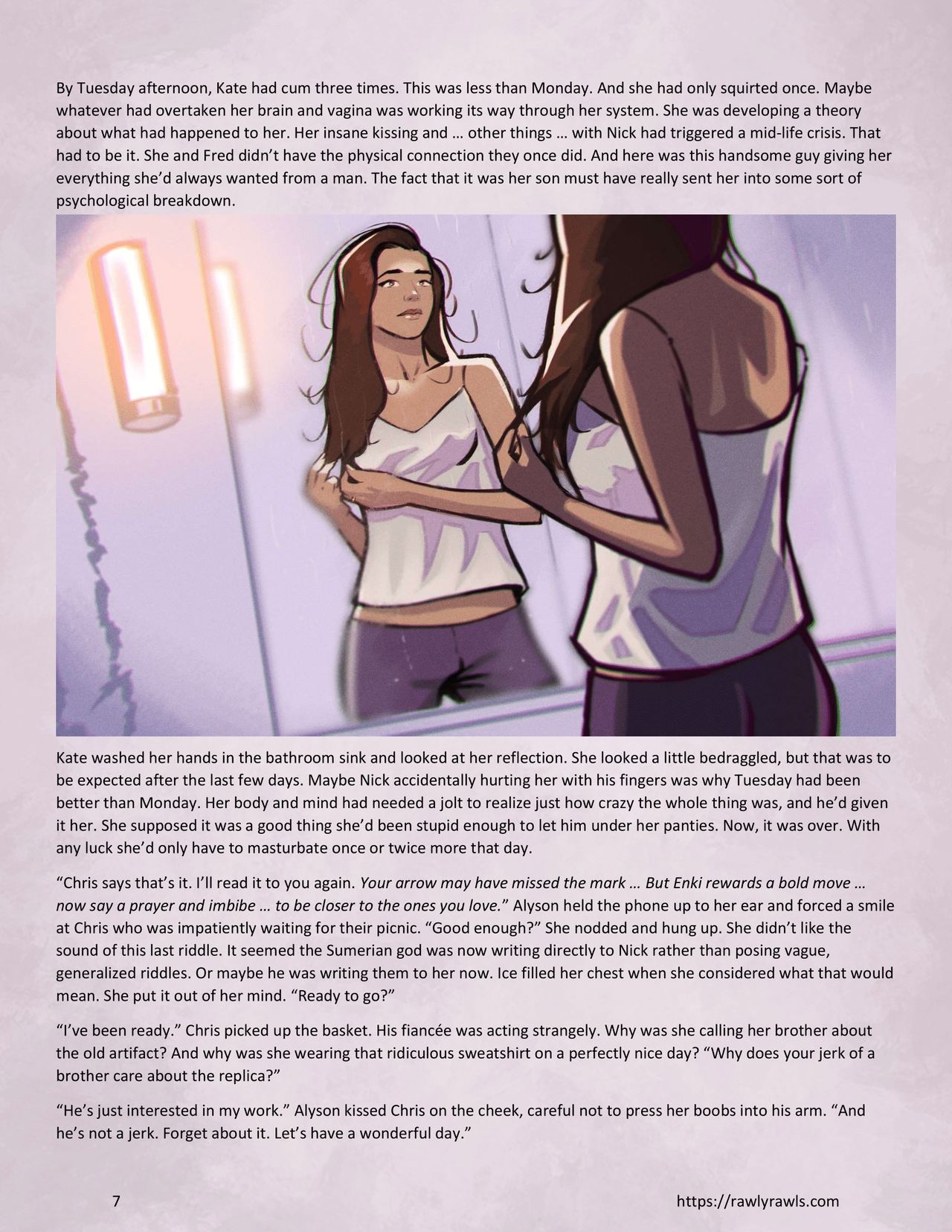 Enki's Puzzle Chapter 7: Rawly Rawls Fiction page 7 full