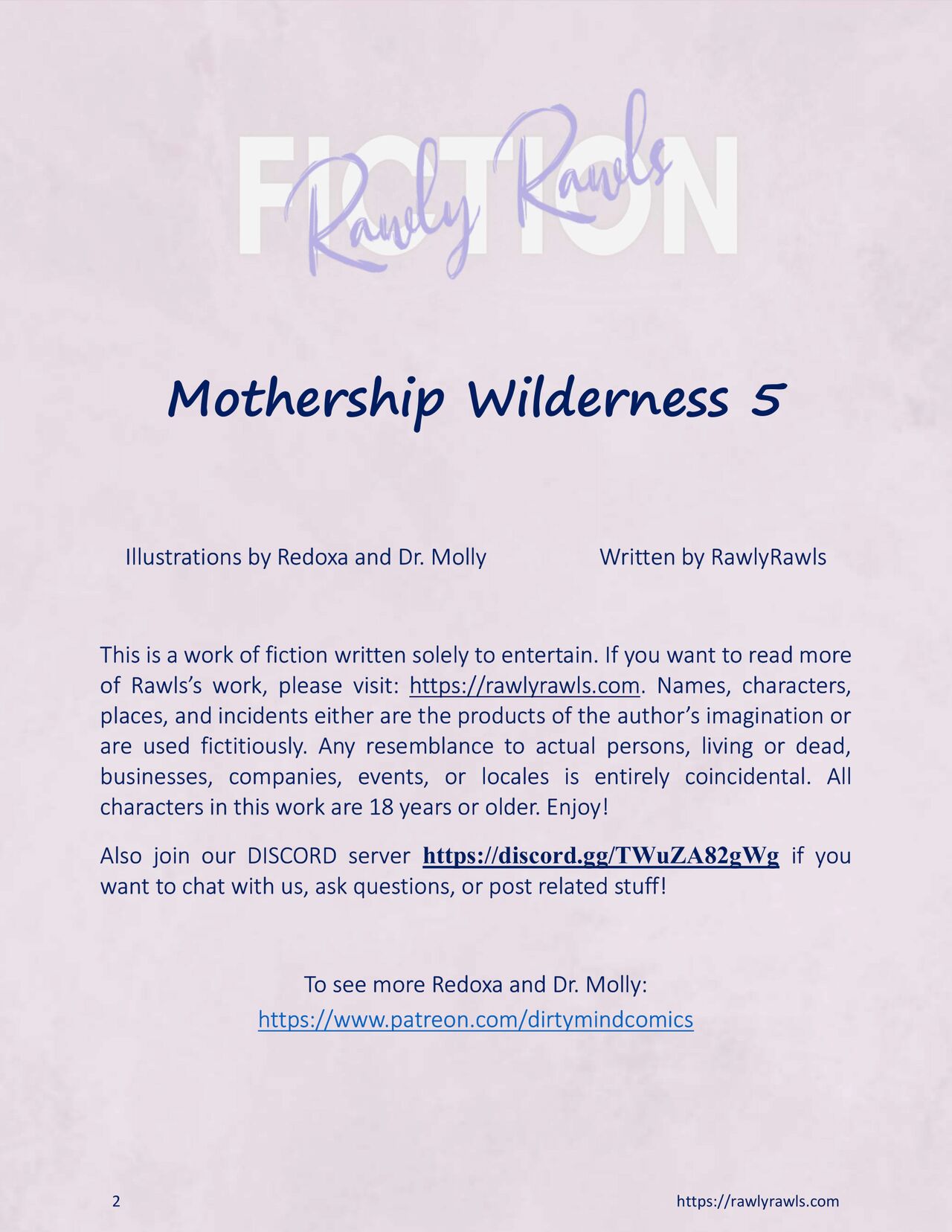 Mothership Wilderness Chapter 5: Rawly Rawls Fiction page 2 full